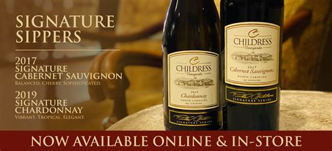 Childress winery - No matter the winning life moment you are celebrating, Childress Vineyards specializes in fine wines to toast, gourmet cuisine to indulge, …